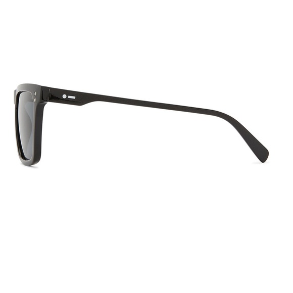 NWT- DOT DASH By Billabong BUZZY Sunglasses Polarized - BLACK GLOSS / GREY POLAR - Picture 3 of 9